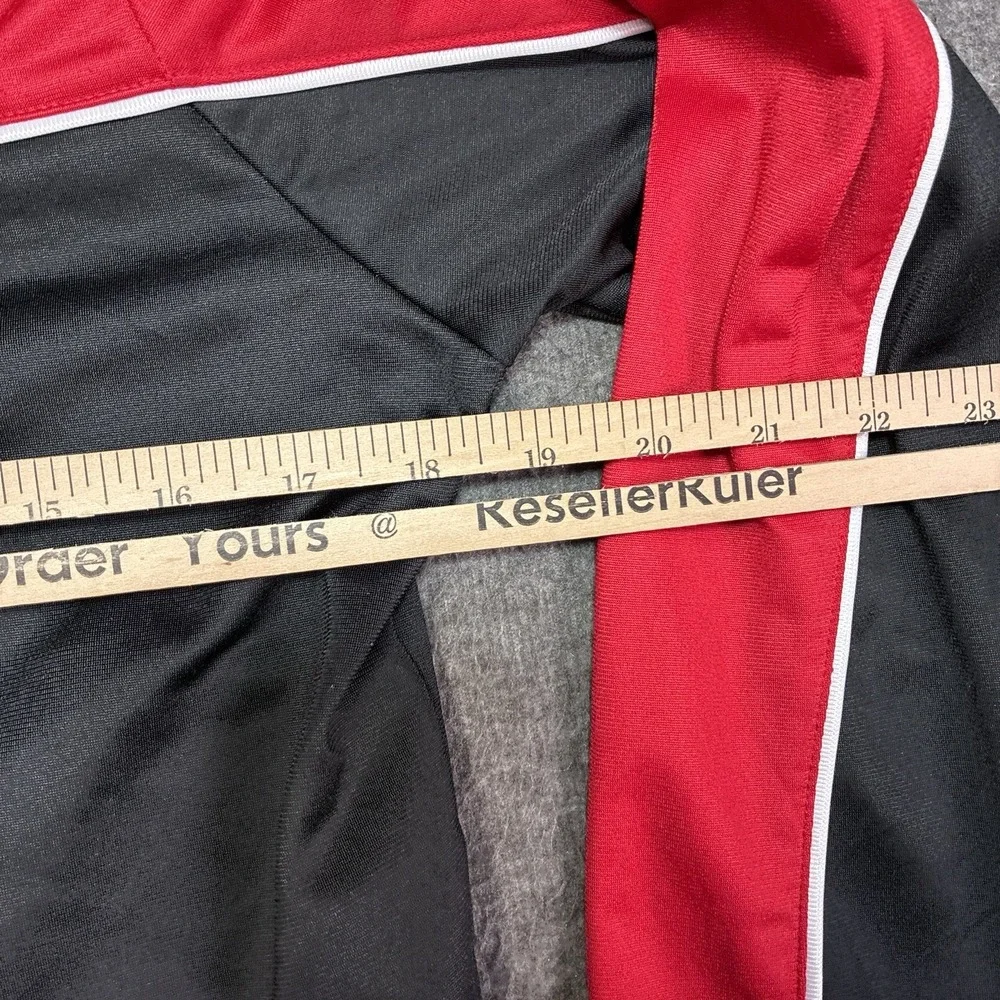 Fila‎ Sport Italia Jacket Men Small Red and Black Athletic Soccer Y2K 90s Rare